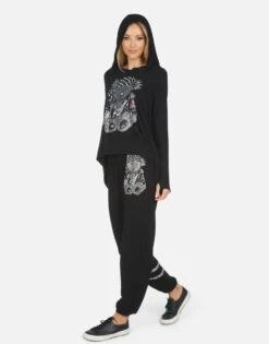 Tanzy Crystal Rocker Teddy -Lauren Moshi Shop 4031 HAC 14091 BLK 03