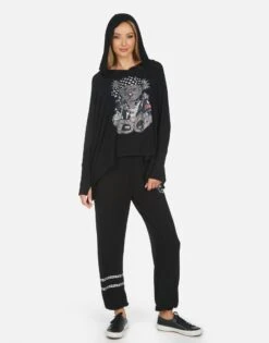 Tanzy Crystal Rocker Teddy -Lauren Moshi Shop 4031 HAC 14091 BLK 09