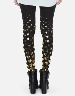 Shae All Over Foil Hearts -Lauren Moshi Shop 4064 HAC 31647 BLK 05