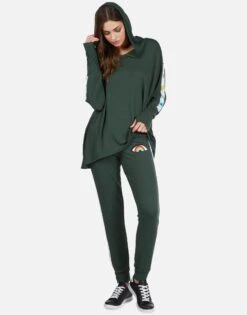 Eliza Rainbow Eye -Lauren Moshi Shop 4094 MSR 32819 DIVCRM rainbow eye sweatpant lauren moshi