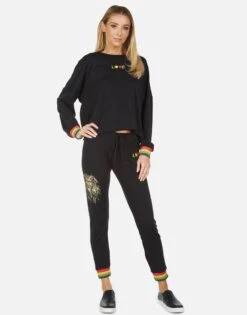 Valencia Rasta Lion -Lauren Moshi Shop 4121 MSF 13949 BLK 07