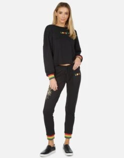 Valencia Rasta Lion -Lauren Moshi Shop 4121 MSF 13949 BLK 08