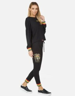 Valencia Rasta Lion -Lauren Moshi Shop 4121 MSF 13949 BLK 11