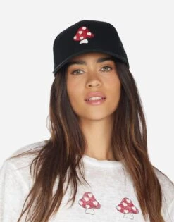 Bay Mushroom Happyface -Lauren Moshi Shop 9113 CNV IE140 BLK 02