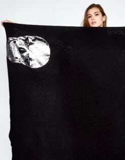 Bexley Foil Star Eye Skull -Lauren Moshi Shop 9117 CSM 32475 BLK 02