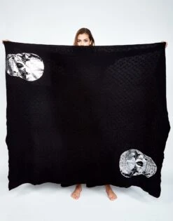 Bexley Foil Star Eye Skull -Lauren Moshi Shop 9117 CSM 32475 BLK 04