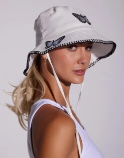 Aria Black & White Butterfly -Lauren Moshi Shop 9214 CSC 3P263 WHT 04