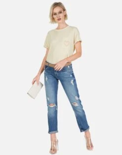 Iris Peace & Love Butterfly -Lauren Moshi Shop Lauren Moshi Peace and Love Butterlfy ss tee 2249 VCT 22927 FVNLA 10