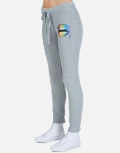 Kizzy Rainbow Smudge Lip -Lauren Moshi Shop Lauren Moshi Rainbow Smudge Lip Sweatpant 4056 HAC 12946 HEG 02