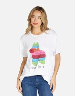 Wolf Party Animal -Lauren Moshi Shop M 2186 CTTH 12917 WHT 03