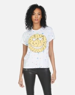 Wolf Text Happy Face -Lauren Moshi Shop M 2186 TNC 14146 WTPS 06