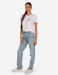 Wolf Peace Pocket -Lauren Moshi Shop M 2186 TNC 25717 WHT 02