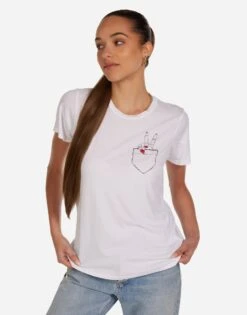 Wolf Peace Pocket -Lauren Moshi Shop M 2186 TNC 25717 WHT 05