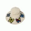 Adina Bucket Hat W/ Butterfly Patches -Lauren Moshi Shop butterfly hat