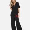 Waverly X Crystal Biting Lip -Lauren Moshi Shop lauren moshi X crystal biting lip pajama set 9116 MMS 23708 B BLK 03