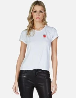 Croft Skull Apple -Lauren Moshi Shop lauren moshi bite me skull apple ss vintage tee 2213 CTT 13098 WHT 06