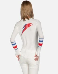 McKinley Bowie Stardust -Lauren Moshi Shop lauren moshi bowie stardust fitted thermal top 2158 THR 13331 MLK 03