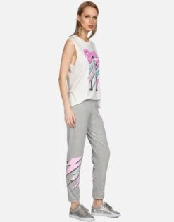 Brynn Bowie Stardust -Lauren Moshi Shop lauren moshi bowie stardust sweatpant 4092 HRP 33334 HEG 08