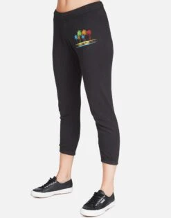 Alana Cali Dreaming -Lauren Moshi Shop lauren moshi cali dreaming crop sweatpant 4035 CSA 13095 ONYX 02