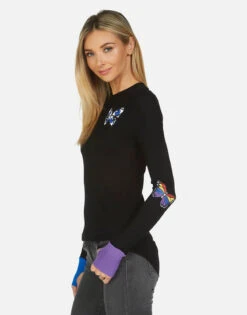 Solange Butterfly -Lauren Moshi Shop lauren moshi clothing butterfly 2324 THR 14306 BKEPL 06