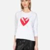 Luella Crystal Lightning Love -Lauren Moshi Shop lauren moshi crystal lightning love ls tee 2254 CTT 13363 WHT 03