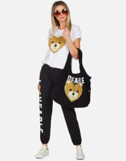 Croft Heart Teddy -Lauren Moshi Shop lauren moshi heart teddy vintage ss tee 2213 CTT 13275 WHT 14