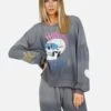 Sierra X Moshi Lightning Skull -Lauren Moshi Shop lauren moshi iconic moshi lightning skull boyfriend pullover 1298 CCF 13445 FDGPHT 04