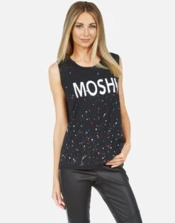 Kel Moshi -Lauren Moshi Shop lauren moshi iconic moshi scoop neck muscle tank 2190 TNC 13348 OXMSPT 06