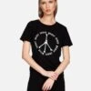 Croft Inner Peace Sign -Lauren Moshi Shop lauren moshi inner peace sign vintage ss tee 2213 VCT 13343 BLK 02