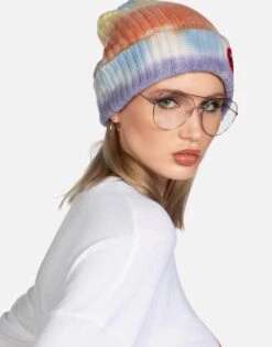 Blix Kiss Lip Cashmere -Lauren Moshi Shop lauren moshi kiss lip cashmere slouch beanie 9073 CSM 3P134 HVSTCD 02