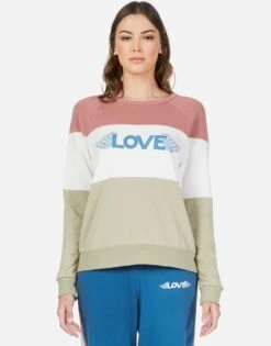 Kiernan Love Wings -Lauren Moshi Shop lauren moshi love wings color block pullover 1328 CSA 12831B ARME 01