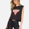 GiGi Pizza Slice -Lauren Moshi Shop lauren moshi pizza slice crop muscle tank 2292 CTT 13158 ONYX 05