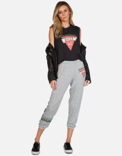 GiGi Pizza Slice -Lauren Moshi Shop lauren moshi pizza slice crop muscle tank 2292 CTT 13158 ONYX 06