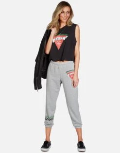 GiGi Pizza Slice -Lauren Moshi Shop lauren moshi pizza slice crop muscle tank 2292 CTT 13158 ONYX 07