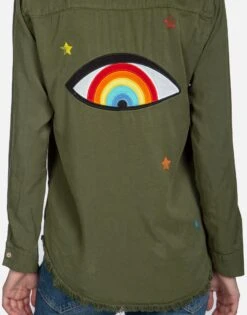 Sloane Rainbow Eye -Lauren Moshi Shop lauren moshi rainbow eye button up shirt 1221 LTW 22778E65 MILTY 05