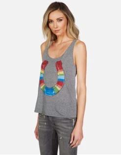 Julianna Rainbow Horseshoe -Lauren Moshi Shop lauren moshi rainbow horseshoe tank tee 2224 LVP 13148 HEG 02