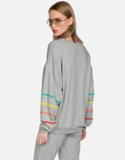 Babbs Rainbow Kiss Lip -Lauren Moshi Shop lauren moshi rainbow kiss lip boyfriend pullover 1263 HRP 13347 HEG 08