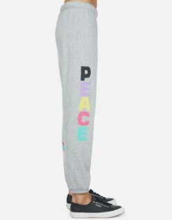 Brynn Rainbow Ray Peace -Lauren Moshi Shop lauren moshi rainbow ray peace sweatpant 4092 HRP 13673 HEG 08