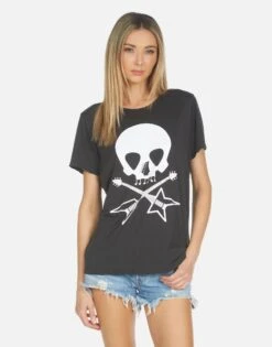 Wolf Music Skull 11 Wolf Music Skull -Lauren Moshi Shop lauren moshi womens clothing made in usa M 2186 TNCG 14295 ONX 04