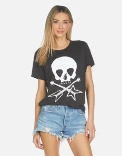 Wolf Music Skull 12 Wolf Music Skull -Lauren Moshi Shop lauren moshi womens clothing made in usa M 2186 TNCG 14295 ONX 05