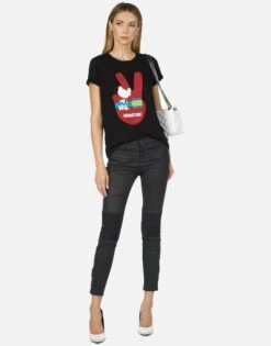 Bess Woodstock Peace -Lauren Moshi Shop lauren moshi woodstock music peace vintage distressed tee 2168 CTH 23468R BLK 05