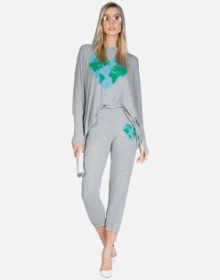 Alana World Love -Lauren Moshi Shop lauren moshi world peace cropped sweatpant 4035 HAC 13107 HEG 05