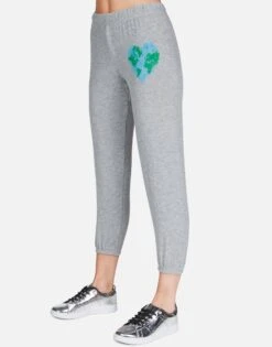 Alana World Love -Lauren Moshi Shop lauren moshi world peace cropped sweatpant 4035 HAC 13107 HEG 07