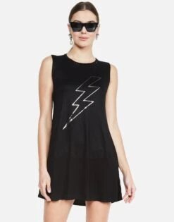 Deanna Lightning Bolt -Lauren Moshi Shop lightning star mini dress lauren moshi 01