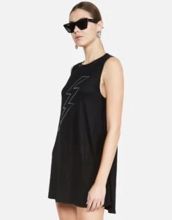 Deanna Lightning Bolt -Lauren Moshi Shop lightning star mini dress lauren moshi 02