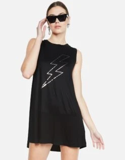 Deanna Lightning Bolt -Lauren Moshi Shop lightning star mini dress lauren moshi 05