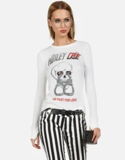 McKinley Too Fast For Love -Lauren Moshi Shop motley crue too fast for love fitted thermal by lauren moshi 2158 THR 13311 WHT 02