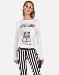 McKinley Too Fast For Love -Lauren Moshi Shop motley crue too fast for love fitted thermal by lauren moshi 2158 THR 13311 WHT 06
