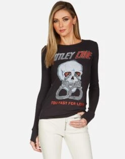 McKinley Too Fast For Love -Lauren Moshi Shop motley crue too fast for love fitted thermal top 2158 THR 13311 ONYX 01