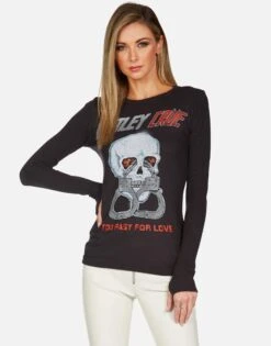 McKinley Too Fast For Love -Lauren Moshi Shop motley crue too fast for love fitted thermal top 2158 THR 13311 ONYX 03